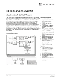 Click here to download CX28398-22 Datasheet