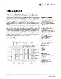 Click here to download BT865AKPF Datasheet
