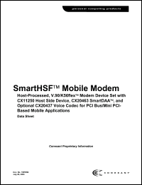Click here to download CX20463 Datasheet