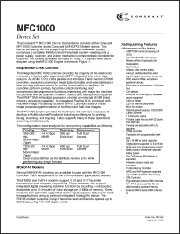 Click here to download MFC1000 Datasheet