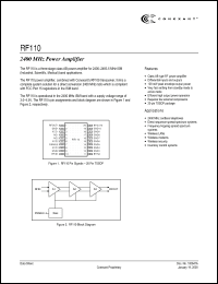 Click here to download RF110 Datasheet