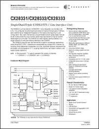 Click here to download CX28333 Datasheet