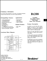 Click here to download BT208KP Datasheet