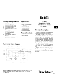 Click here to download BT453KC66 Datasheet