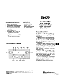 Click here to download BT630KP Datasheet