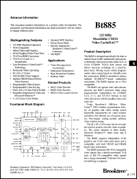 Click here to download BT885KHF110 Datasheet