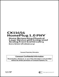Click here to download CX11656 Datasheet