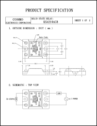 Click here to download KSA210AC8 Datasheet