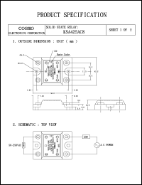 Click here to download KSA425AC8 Datasheet