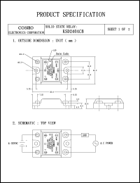 Click here to download KSD240AC8 Datasheet