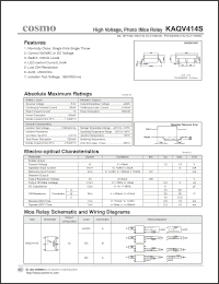 Click here to download KAQV414S Datasheet