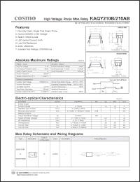 Click here to download KAQY210B Datasheet