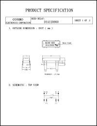 Click here to download D1A120000 Datasheet