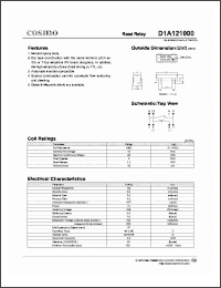Click here to download D1A121000 Datasheet