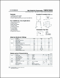 Click here to download KMOC3052 Datasheet