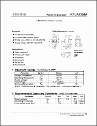 Click here to download KPLR1320A Datasheet