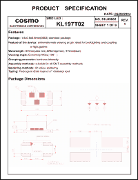 Click here to download KL197T02 Datasheet