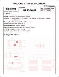 Click here to download KL195W02 Datasheet