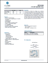 Click here to download CPC1016NTR Datasheet