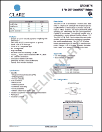 Click here to download CPC1017N Datasheet