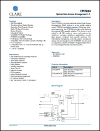 Click here to download CPC5604ATR Datasheet