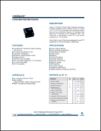 Click here to download CYG2100 Datasheet