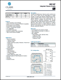 Click here to download IBB110PTR Datasheet