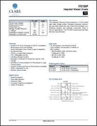 Click here to download ITC135P Datasheet