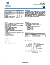 Click here to download ITC137PTR Datasheet