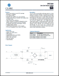 Click here to download CPC7581BB Datasheet