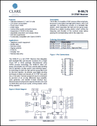 Click here to download M-88L70-01 Datasheet