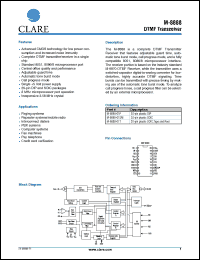 Click here to download M-8888-01P Datasheet