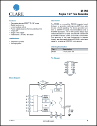 Click here to download M-993 Datasheet
