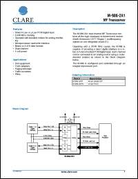 Click here to download M-986-2A1 Datasheet