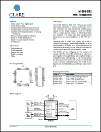 Click here to download M-986-2R2P Datasheet