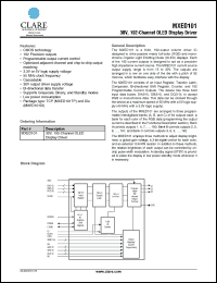 Click here to download MXED101 Datasheet