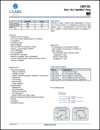 Click here to download LBA110PLTR Datasheet