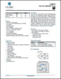 Click here to download LCA210S Datasheet