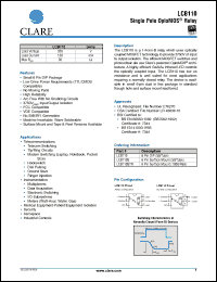Click here to download LCB110 Datasheet