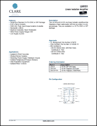 Click here to download LIA101P Datasheet