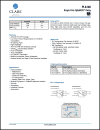 Click here to download PLA140S Datasheet