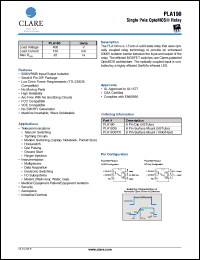 Click here to download PLA190S Datasheet