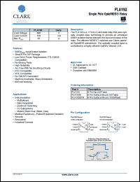 Click here to download PLA193S Datasheet
