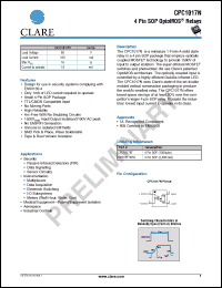 Click here to download CPC1017 Datasheet