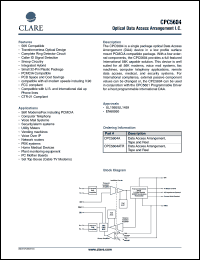 Click here to download CPC5604 Datasheet