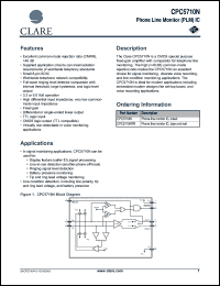 Click here to download CPC5710 Datasheet