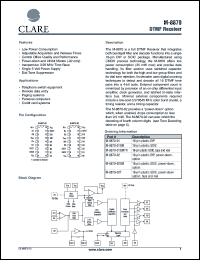Click here to download M-8870 Datasheet
