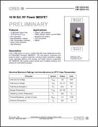 Click here to download CRF-22010-101 Datasheet
