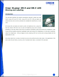 Click here to download XRCWHT-L1-0000-005F7 Datasheet