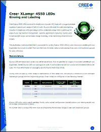 Click here to download XL4550BLU-XXXX-B4-D-0001 Datasheet